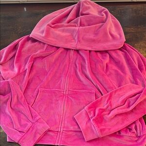 Victoria Secret Pink Velour Hoodie